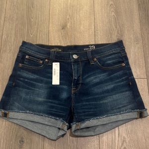 J Crew Indigo Denim Shorts